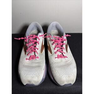 Brooks Ghost 14 Women’s Running Shoes Size 9.5 Pink Elastic Laces